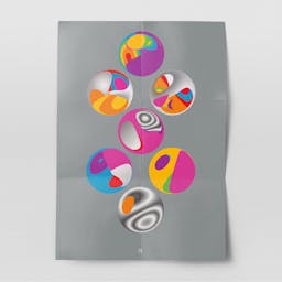 A. G. Cook - Best of 7G (Silver Vinyl) - 7GVinylPoster