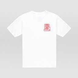 PERSONAL COMPUTER MARKET CRASH Embroidered White T-Shirt - MarketCrashTee_Front